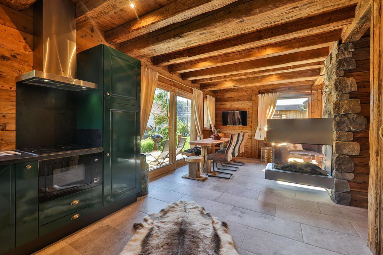 Chalet Hohneck 4 Etoiles, Vieux Bois Et Pierre, Spa, Sauna, Borne De Recharge Stosswihr エクステリア 写真